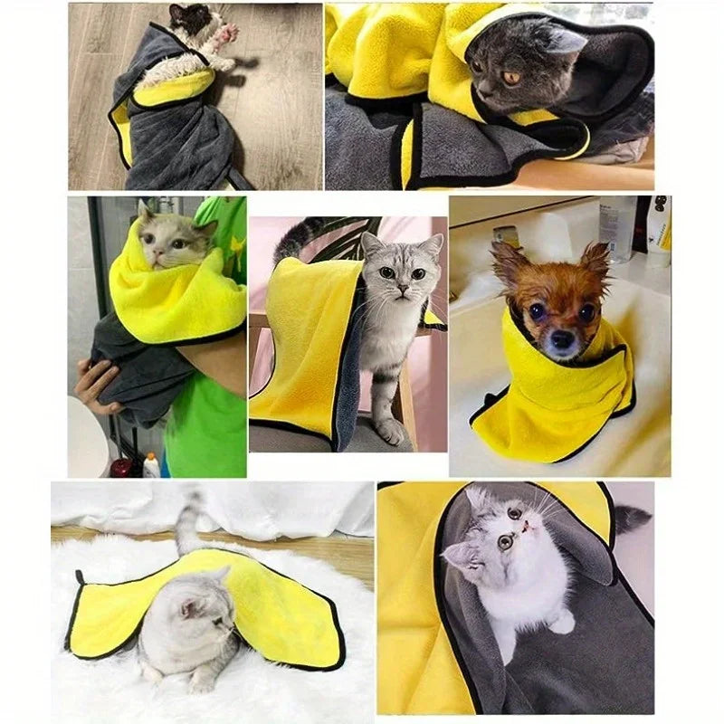 2PCS Quick Drying Dog and Cat Towels 